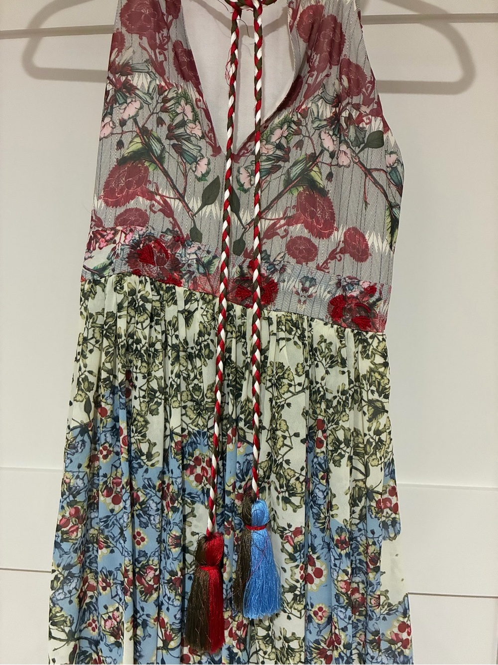 Anthropologie Adelise Beaded Halter Midi Dress - Picture 9 of 12